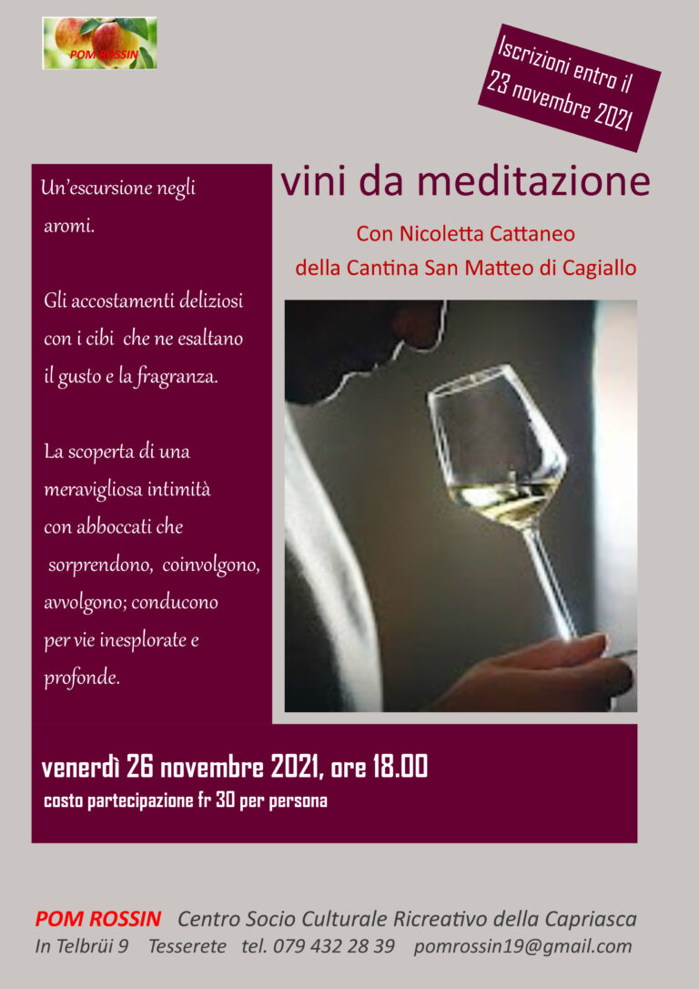 Vini da meditazione