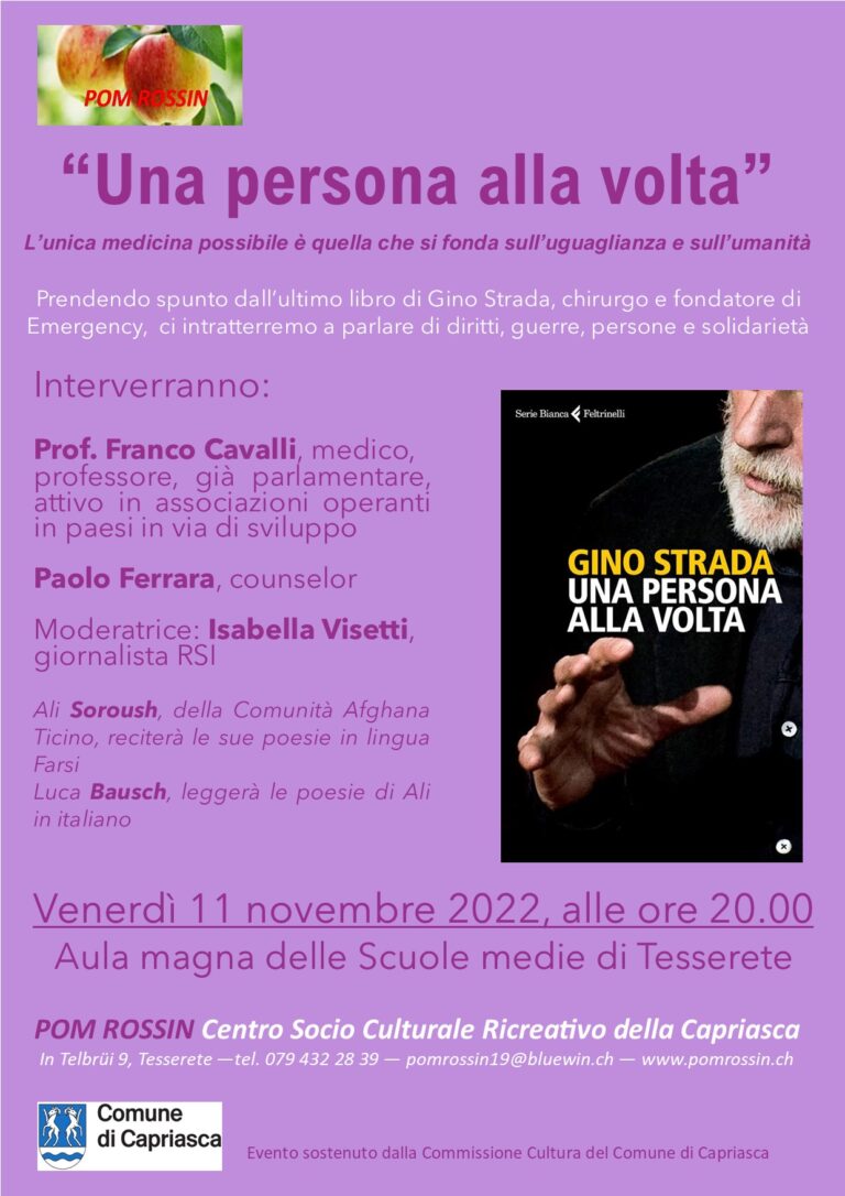 Una persona alla volta